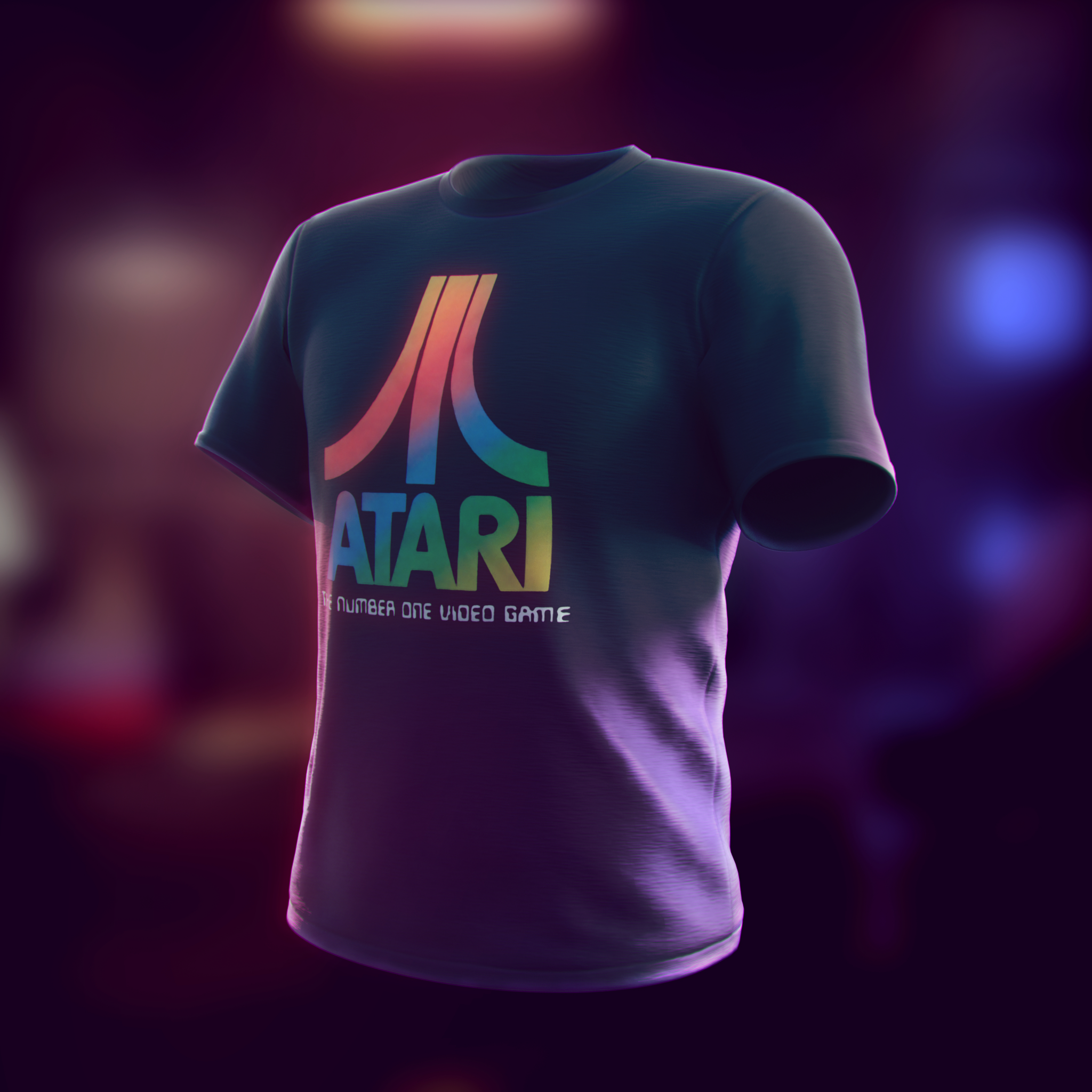 Atari Logo Black T-shirt #62